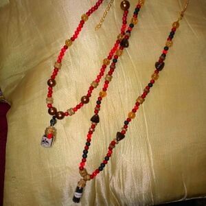 Halloween glass Vile necklace